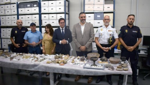 El Museo de Almería recibe 875 piezas arqueológicas recuperadas