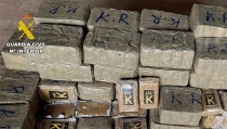 La Guardia Civil desmantela una red de tr&aacute;fico de drogas entre Marruecos y B&eacute;lgica
