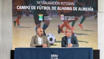 El campo de f&uacute;tbol de Alhama de Almer&iacute;a estar&aacute; restaurado a finales de a&ntilde;o