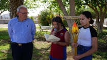 Estudiantes de los Llanos de V&iacute;car crean el 'Paseo literario Juan Ram&oacute;n Jim&eacute;nez'