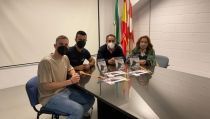 El concejal de Deportes recibe a los recientes campeones de Espa&ntilde;a de Barranquismo