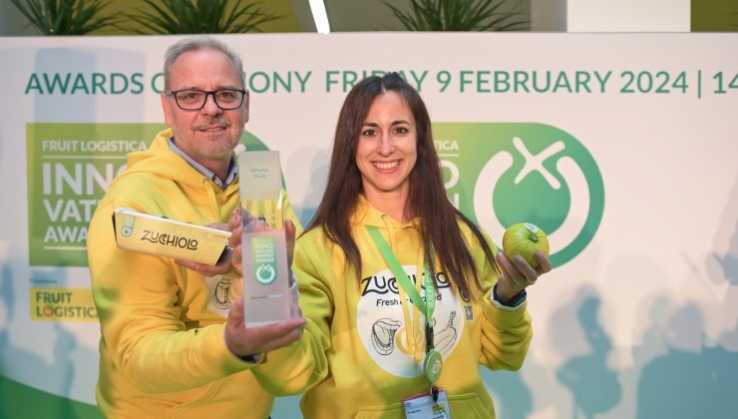 El zuchiollo, nueva hortaliza almeriense, gana el Fruit Logistica Innovation Award