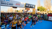 Dimitri Serjogins y Pilar Rubio ganan el XXIV Medio Marat&oacute;n de Almer&iacute;a