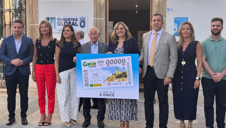 La ONCE dedica un cup&oacute;n a los 250 años de la fundación de Roquetas de Mar