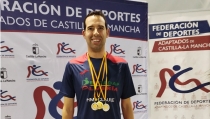 Carlos Tejada gana un oro y dos platas en el Open Nacional de Nataci&oacute;n Adaptada