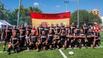 Los 'Lomos Plateados' de la Uni&oacute;n Rugby Almer&iacute;a, invictos en el Campeonato de Europa de Veteranos
