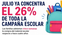 Las ventas de material escolar en julio crecen un 43% en cuatro a&ntilde;os