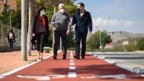 Ya est&aacute; abierto el carril bici entre Hu&eacute;rcal de Almer&iacute;a y la capital