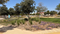 Avanza la remodelaci&oacute;n del Parque de los Bajos de Roquetas de Mar