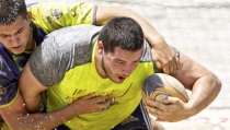 Hito del rugby almeriense: URA Costale&ntilde;os, subcampe&oacute;n de las Series de playa 2024