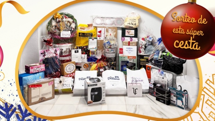 Los comercios de Pulp&iacute; sortean una gran cesta de Navidad entre sus clientes