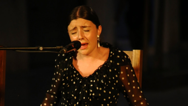 La cantaora almeriense Celia Ortega.