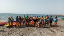 Arranca la 'Multiaventura N&aacute;utica' de Adra con cerca de 30 participantes