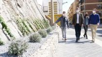 Adra inaugura el jard&iacute;n vertical de la Torre de los Perdigones