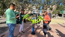 La Bola Azul estrena un nuevo parque biosaludable y zona de descanso