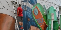 Almer&iacute;a estrena un mural para concienciar sobre el cuidado de los espacios p&uacute;blicos