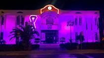 V&iacute;car conmemora el D&iacute;a del Lupus iluminando de morado la fachada del Ayuntamiento