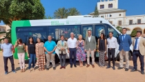 Ya funciona la nueva l&iacute;nea circular entre Hu&eacute;rcal de Almer&iacute;a y la capital