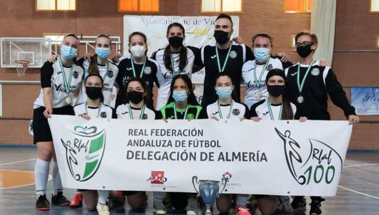El CF Federico Garc&iacute;a Lorca de V&iacute;car, bicampe&oacute;n de Almer&iacute;a de f&uacute;tbol sala