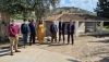 Fernando Mart&iacute;nez y Manuel de la Fuente visitan las obras del PFEA en Los Gallardos