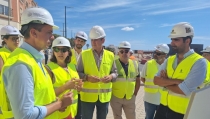 Avanzan las obras del carril bici y el bulevar peatonal en La Curva