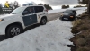 Rescatan a un veh&iacute;culo atrapado en la nieve en la carretera de Calar Alto