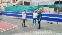 Hu&eacute;rcal-Overa inicia la remodelaci&oacute;n de las pistas de tenis municipales