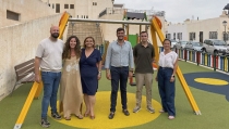 Moj&aacute;car remodela el parque infantil Los Raspejos en el barrio de La Fuente
