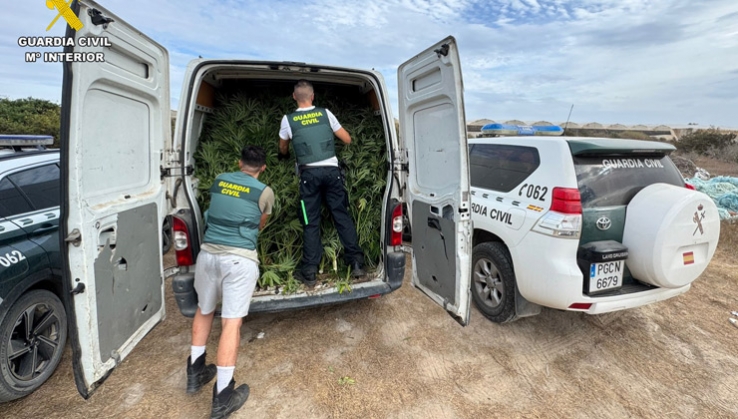 Encuentran m&aacute;s de mil plantas de marihuana en Roquetas de Mar y El Ejido
