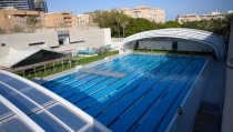 La piscina exterior de Ego abrir&aacute; todo el a&ntilde;o gracias a su nueva cubierta retractil