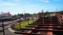 Las obras del Cable Ingl&eacute;s modifican el tr&aacute;fico en la rotonda de las Almadrabillas