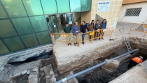 El Ejido saca a la luz parte de un muro del antiguo Castillo de Malerba