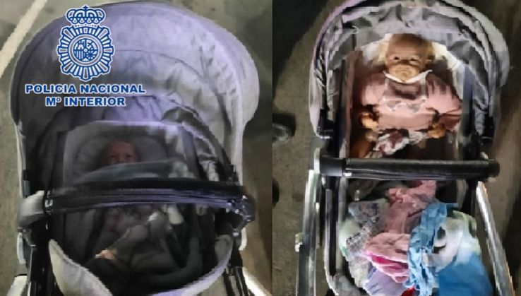 Arrestan a dos mujeres que usaban un beb&eacute; de juguete para cometer sus robos
