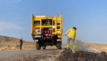 Los bomberos extinguen un connato de incendio en el Parque Natural Cabo de Gata