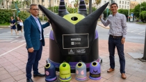 Capit&aacute;n Am&eacute;rica, Mal&eacute;fica y Buzz Lightyear animan a reciclar vidrio en Almer&iacute;a