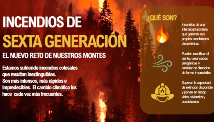 El GEM alerta sobre el alto riesgo de incendios forestales en la provincia