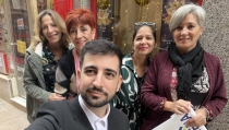 Los comerciantes del centro de Almer&iacute;a sortean una gran cesta de Navidad
