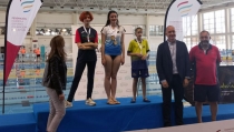 La nadadora Luc&iacute;a Jover, del club Depoadap, subcampeona de Espa&ntilde;a en 50 metros espalda