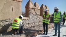 Comienzan las obras en la muralla norte del primer recinto de la Alcazaba