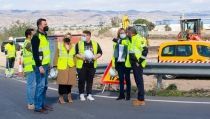 Arrancan las obras del carril bici y peatonal entre Campohermoso y San Isidro