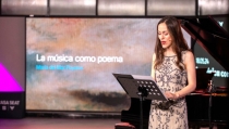 Mar&iacute;a Poyatos cierra el Aula de Literatura con el recital 'La m&uacute;sica como poema'