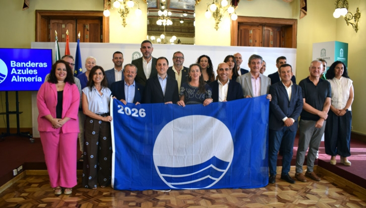 La provincia de Almer&iacute;a suma 41 banderas azules en sus playas y puertos