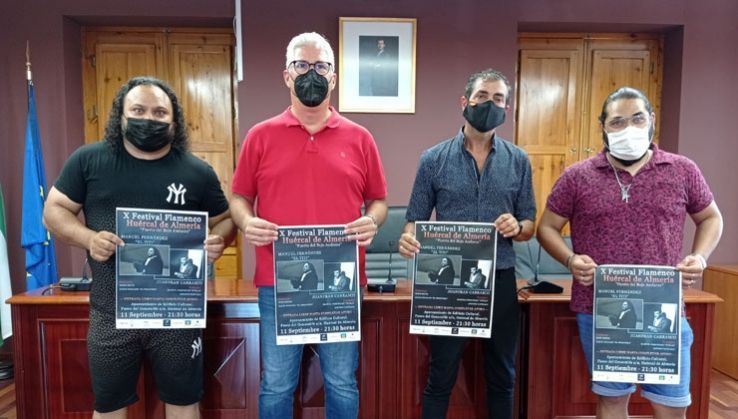 El Titi, Juanfran Carrasco y La Kuka, en el Festival de Flamenco de Hu&eacute;rcal