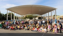 El colegio Virgen del Saliente de Albox estrena pista de deportes cubierta
