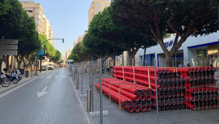 La segunda fase de las obras del Paseo de Almer&iacute;a comienza el lunes 23 de junio