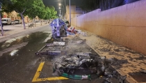 El Consorcio del Sector II y Hu&eacute;rcal de Almer&iacute;a denuncian la quema de contenedores