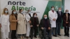 La vitalidad de "Sentido a la Vida" la comparte verdiblanca en el Hospital La Inmaculada