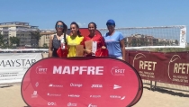 Doblete de Laura Jim&eacute;nez en la prueba de la Liga Mapfre de Tenis Playa en Tarragona