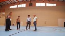 El Ejido concluye los trabajos de renovaci&oacute;n del suelo del pabell&oacute;n de Las Norias