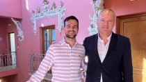 &Aacute;ngel Chac&oacute;n, pregonero de las Fiestas de San Diego en Cuevas del Almanzora